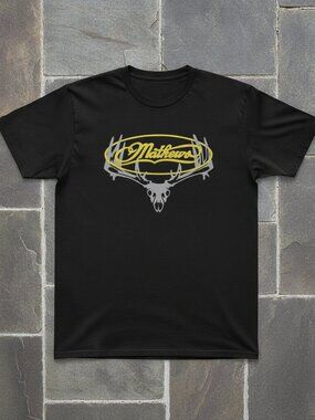 Mathews Deer Skull Hunting T-Shirt, Vintage Hunting Graphic Tee, Buck Antler
